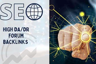 give you forum comment forum backlink and blog comment
