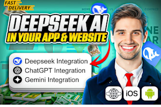 build and integrate deepseek, grok ai app and websites