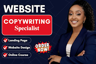 drive sales with expert website copy, landing page copywriter, sales copywriter