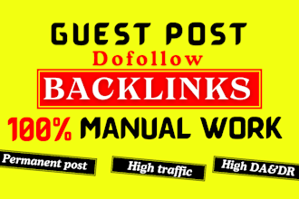 guest posts, high DR guest posts, permanent do follow back links,