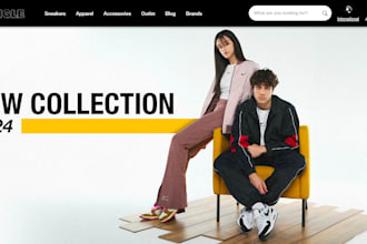 make shopify clothing store and fashion store