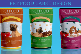 unique food pouch design or food label tree pouch packaging