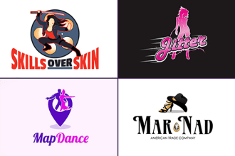 design wonderful dance studio logo