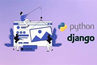 do python and django websites as a full stack developer