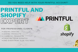 help you with anything regarding printful and shopify
