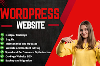 be your wordpress webmaster and IT expert
