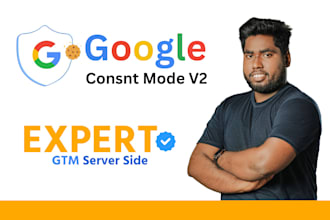 setup google consent mode v2 with cookie consent banner,ga4 setup by tag manager