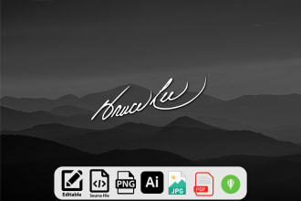 convert signature into stamp