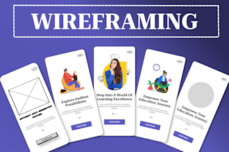 do wireframing prototype and UI UX mockup your app in figma