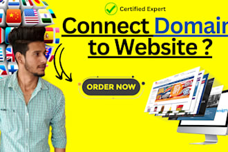 connect your domain to any website shopify wix wordpress