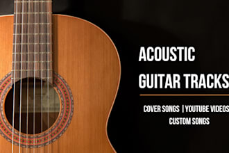 record acoustic guitar for your song or commercial