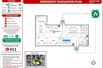 design evacuation plan for your property