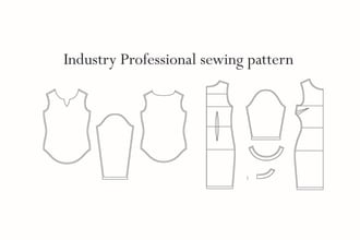 make digital PDF sewing pattern