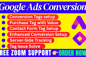 setup google ads conversion and remarketing tags with GTM