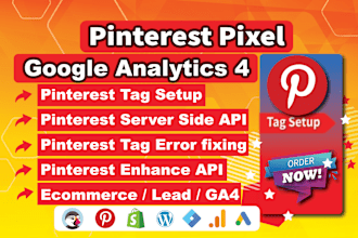 fix and setup pinterest conversion API with google tag manager