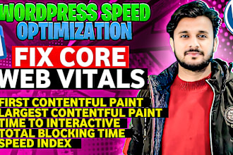 optimize wordpress website loading speed website performance fix core web vitals