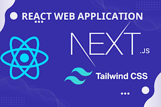 make a website using tailwind, react and nextjs