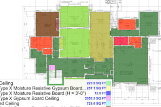 do quantity take off, material takeoff and construction cost estimation