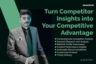help to audit your website and competitors secret strategy