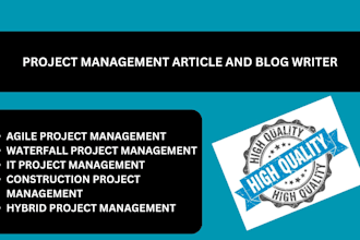 write ai free and unique project management articles