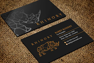do  professional business card,letterhead and full stationery