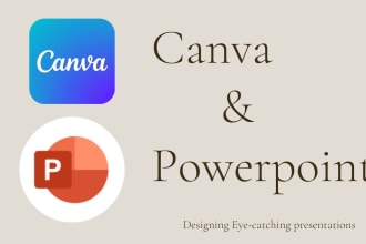 create powerpoint, canva, keynote and pitch deck presentations