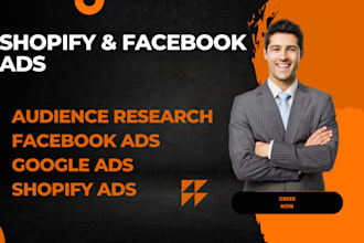 setup perfect shopify facebook ads campaign and google ads