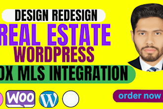 do real estate investor website landing page with idx mls integration wordpress