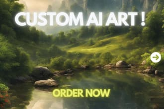 design custom ai images, ai art and illustrations