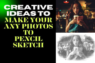 draw your photos into stunning pencil sketches