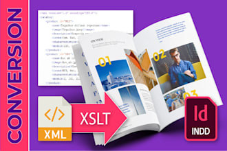craft an XML to indesign conversion tool via xslt