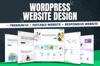 develop wordpress website, ecommerce store, custom website
