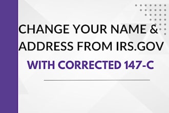 change your address from irs govt with 147c
