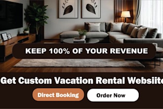 create vacation rental website, airbnb website, vrbo