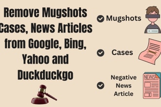 fix reputation by removing mugshot cases negative news article from google, bing
