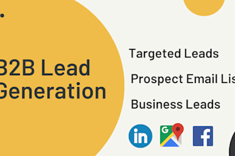 do targeted facebook and linked in lead generation in bulk