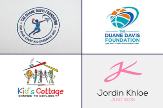 design baby shop, day care, school, and kids logo