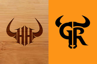 do western cattle brand, wordmark, monogram, and letters logo design