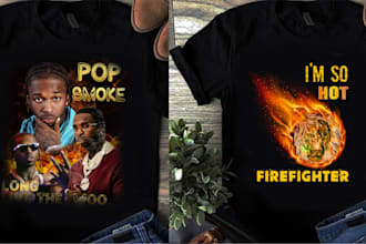 design a custom rap 90s bootleg and vintage t shirt
