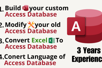 convert your spreadsheet to microsoft access database
