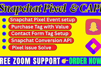 setup snapchat pixel and capi with google tag manager