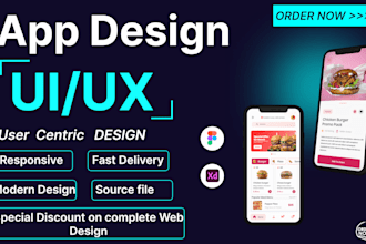 design amazing UI UX for your ios, android, windows app