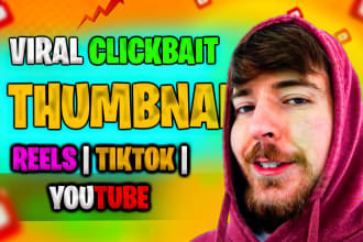 do clickbait thumbnail design for your video