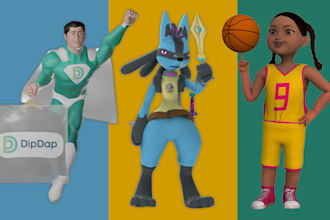 3d character modeling and texturing in maya and blender