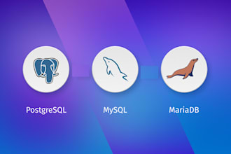 fix,optimize and troubleshoot postgresql, mysql, mariadb