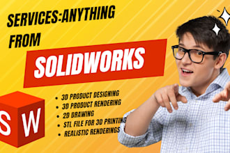 do product design and 3d cad in solidworks