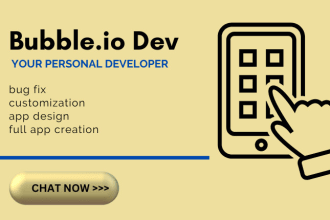 create bubble app or fix bugs