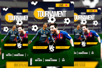design sports posters, flyers, banners, and gym posters in 24hrs