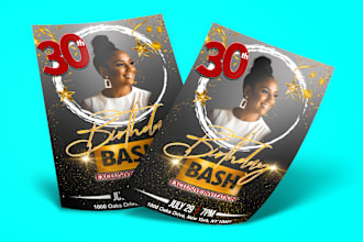 professional, business, event flyer design