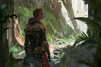 do digital illustration, digital painting and any concept art
